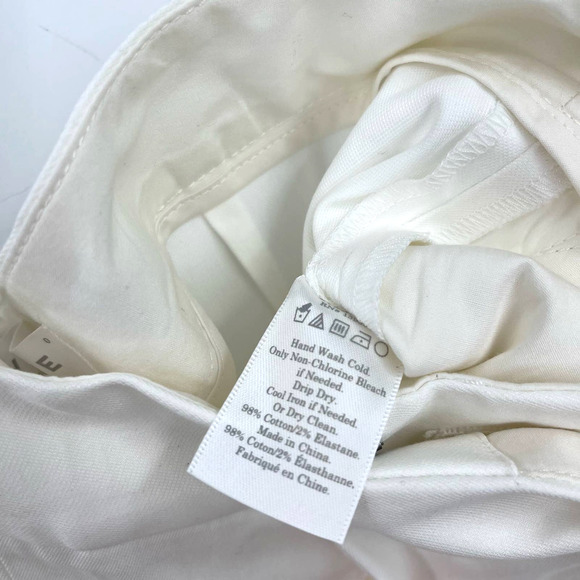 Everlane Wide Leg Trouser Pants in Bone Women's Size 0 NWOT - Picture 5 of 6